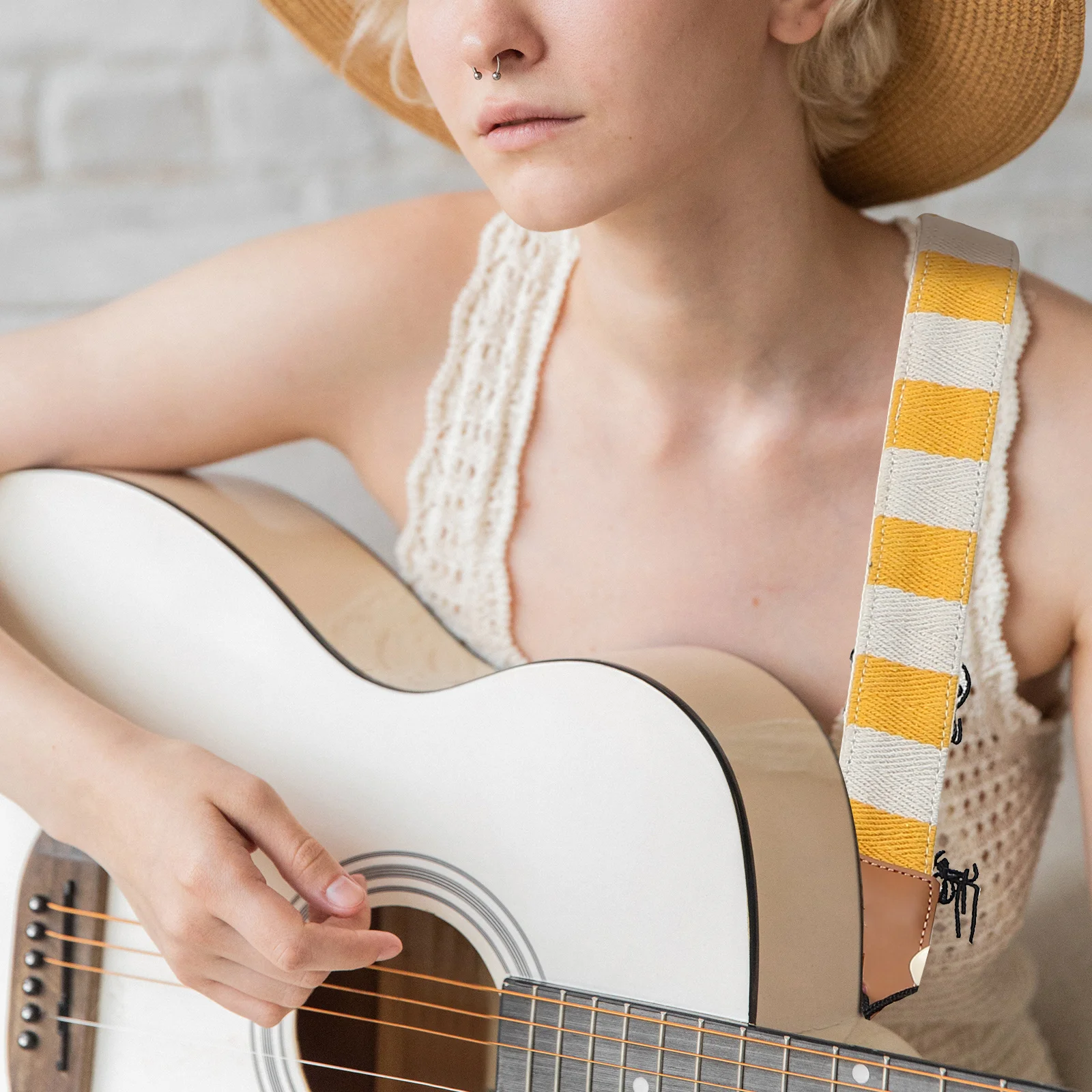 

Ukulele Strap Accessories The Shoulder Adjustable Guitar Wide for Neck Man