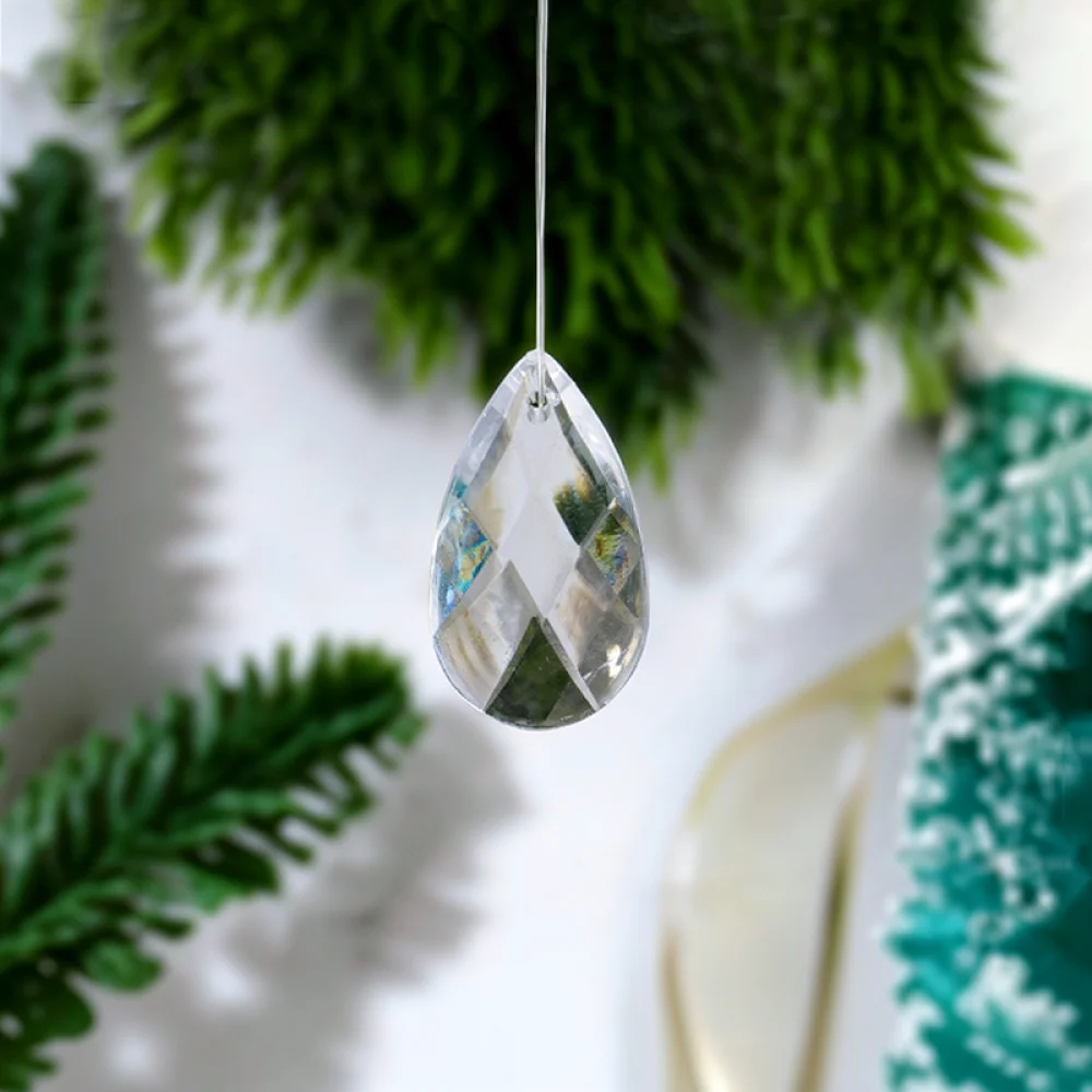 Modern Acrylic Teardrop Pendants Clear Beads For DIY Lighting Accessories Hanging Decoration Wedding Event Banquet