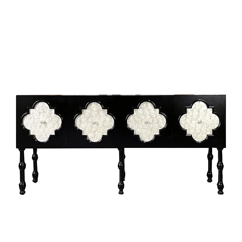 A American porch cabinet neoclassical light luxury living room shell shoes decoration foyer cabinet locker