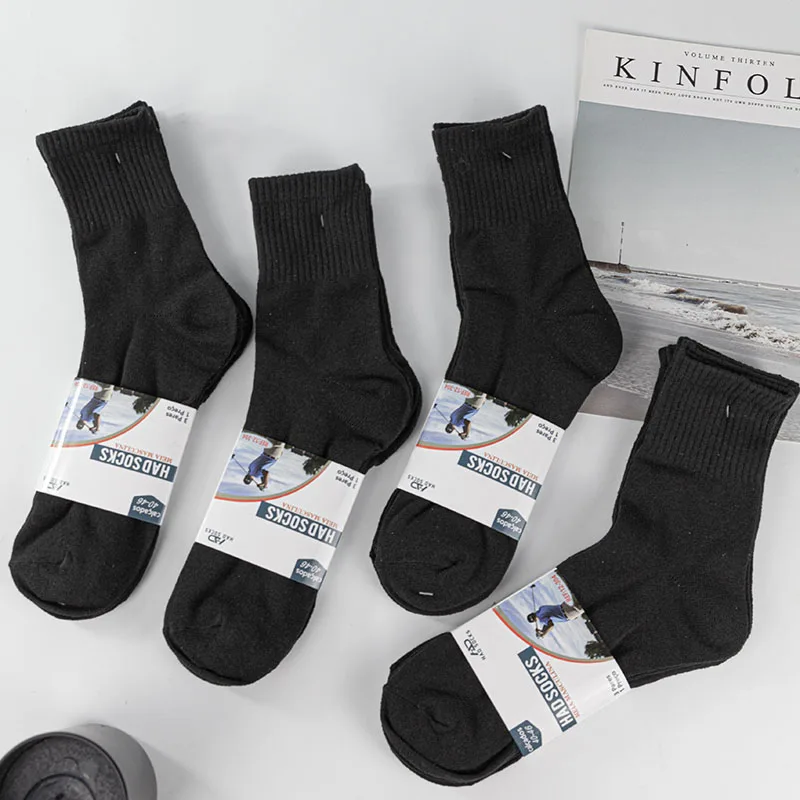 Kit Com 12 Pares de Meias Masculina Preto Básica 40 a 46