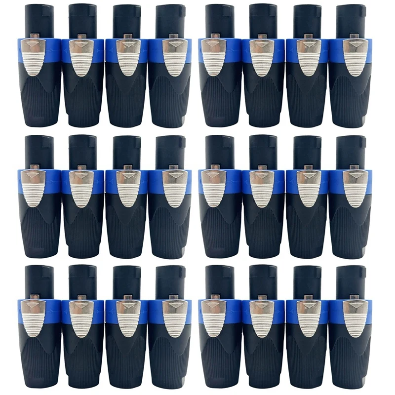 

30Pcs For Nl4fx Speakon 4-Pole Plug Male Audio Speaker Connector Speaker Power Amplifier Ohm-Head Nl4fx Connector
