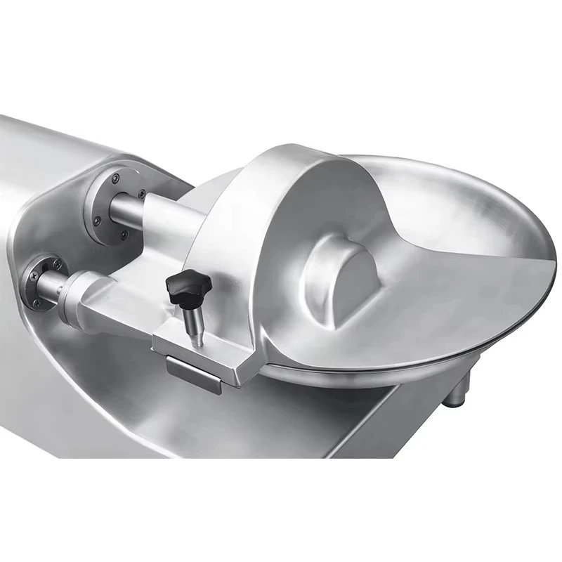 SL-400 Commercial High Efficiency Silent Stuffing Cutting Machine Meat Bowl Cutter Machine