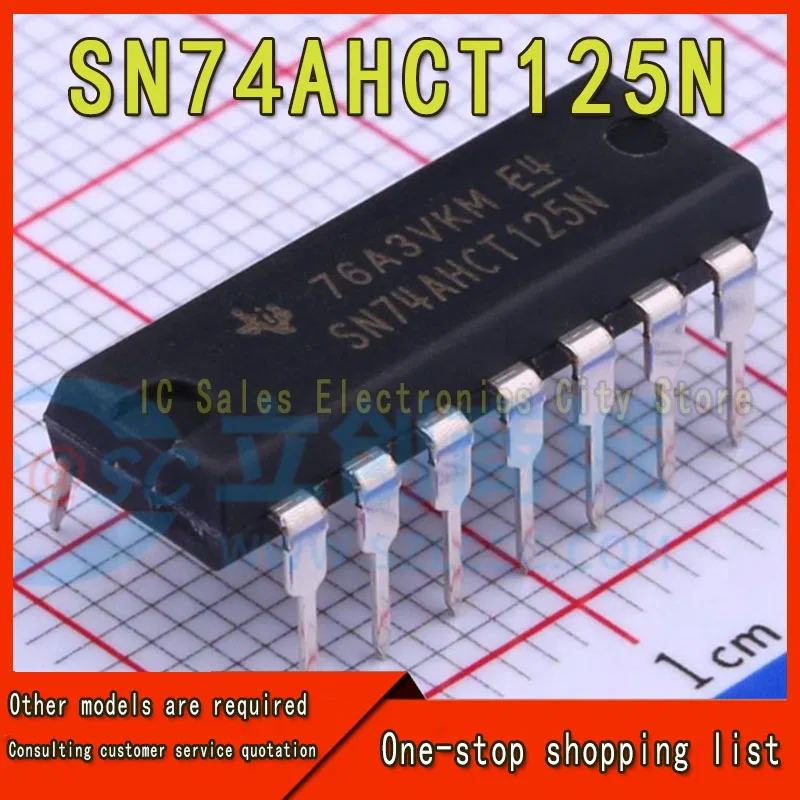 SN74AHCT125N 74AHCT125N 74AHCT125N 74AHCT125 Inline DIP14 Log, 10-100 piezas, nuevo