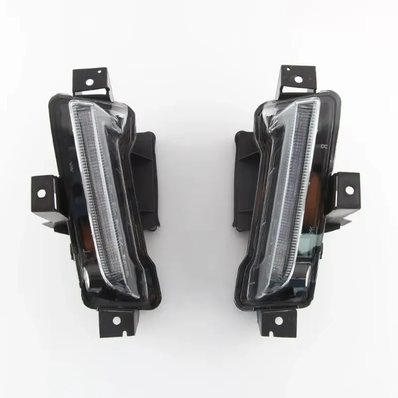 

Tiy For Chevrolet Camaro SS 2016 2017 2018 Car Left Right LED DRL Fog Lights Running Light Clear Lens White LED Daytime