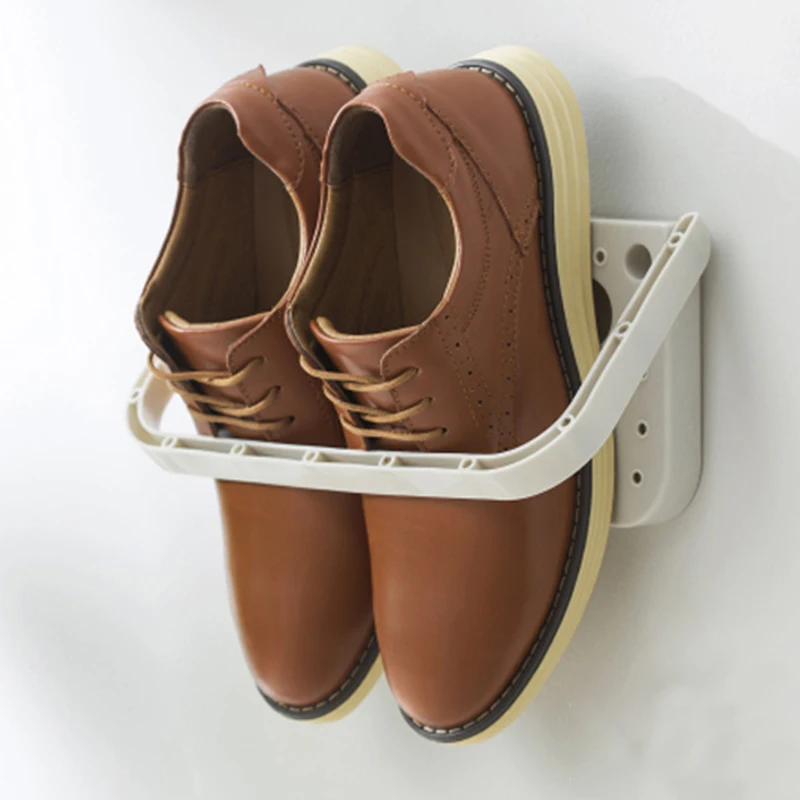 Zapatero de pared sin costuras para el hogar, estante de almacenamiento tridimensional para zapatillas de pared, zapatos deportivos de tacón alto, 1 unidad