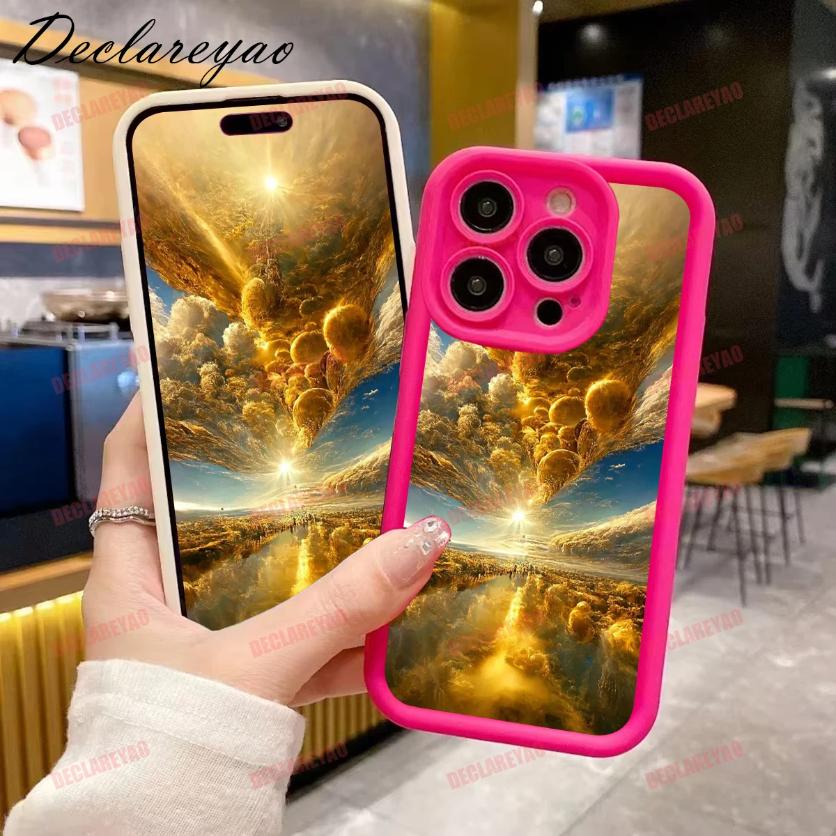 DECLAREYAO ماتي بولي يوريثان لينة خفيفة سليم حالات ل Xiaomi Mi 2 لايت 13T 11i 12T 12 9T 10T 11 13 NE 15 يغطي حالة للصدمات #4