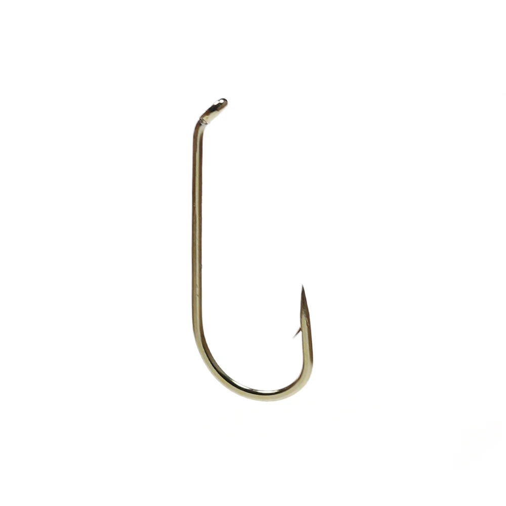 ICERIO 50/100 Stück Standard 1X Langschaftiger Fliegenhaken für Trocken-, Nass-, Nymphen-, Garnelen-, Caddis-, Pupa- und Streamer-Fliegen – Fliegenbindehaken zum Angeln – Detail 7