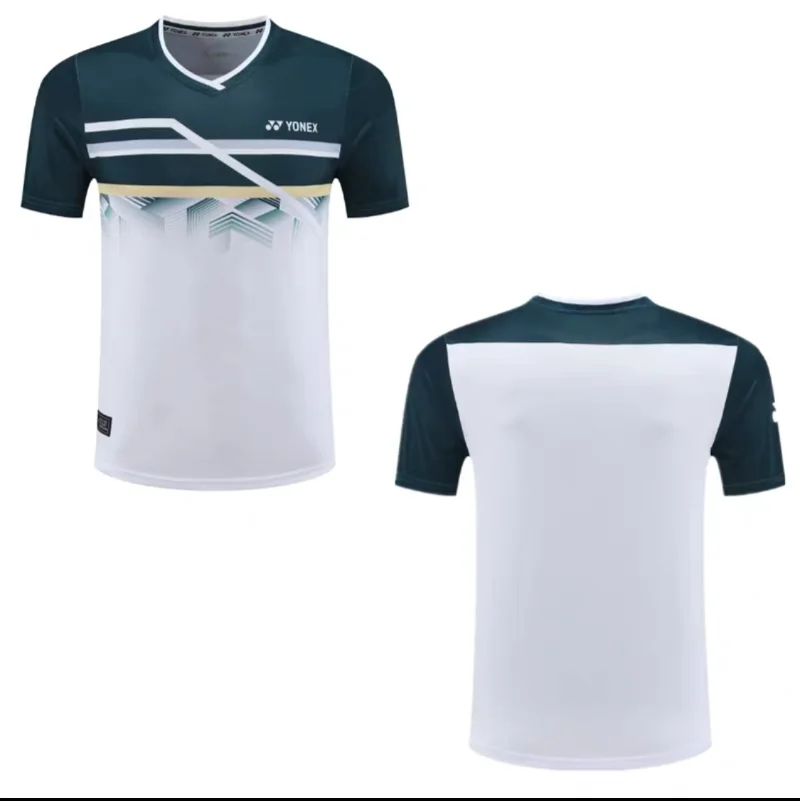 Yonex Badminton Tennispakken Wedstrijdpakken Sport T-Shirts Tops Met Korte Mouwen, Ademend Zweet-Absorberend Sneldrogend