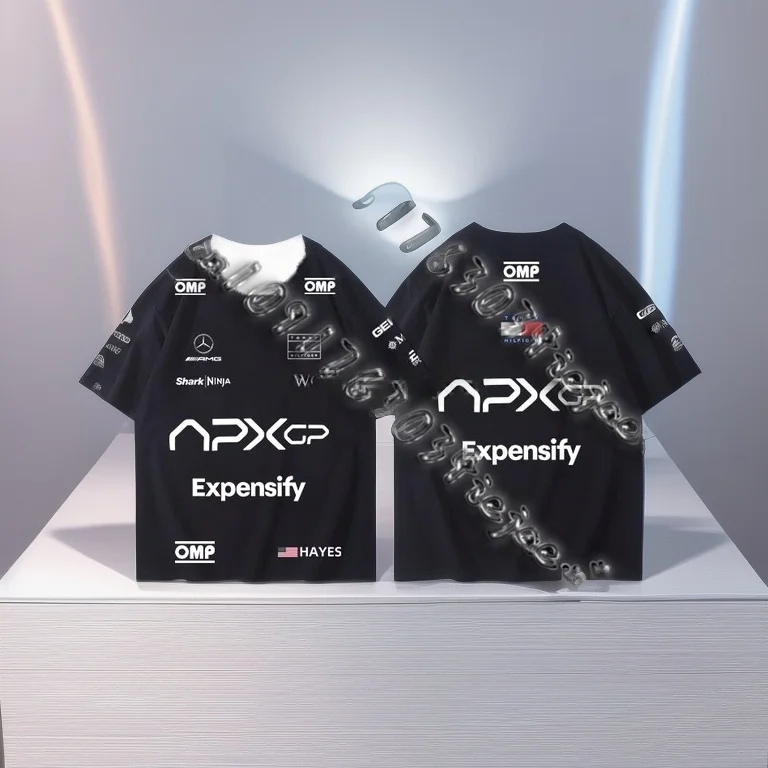 

Brad Pitt Men's and Women's T-shirts From Movie F1, Outdoor Sports, Casual, Comfortable, Quick-drying, 3D Printed Large T-shirts