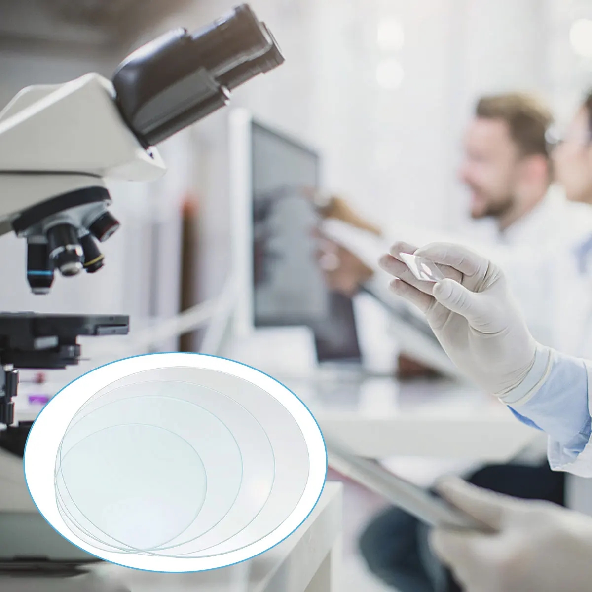 

Laboratory High Temperature Resistant Surface Dish Evaporating Covers Transparent