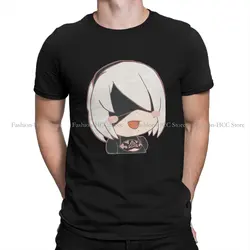 Nier Automata Game Polyester TShirt for Men Pls Rember Happy Day 2B Basic Leisure Tee T Shirt Novelty New Design