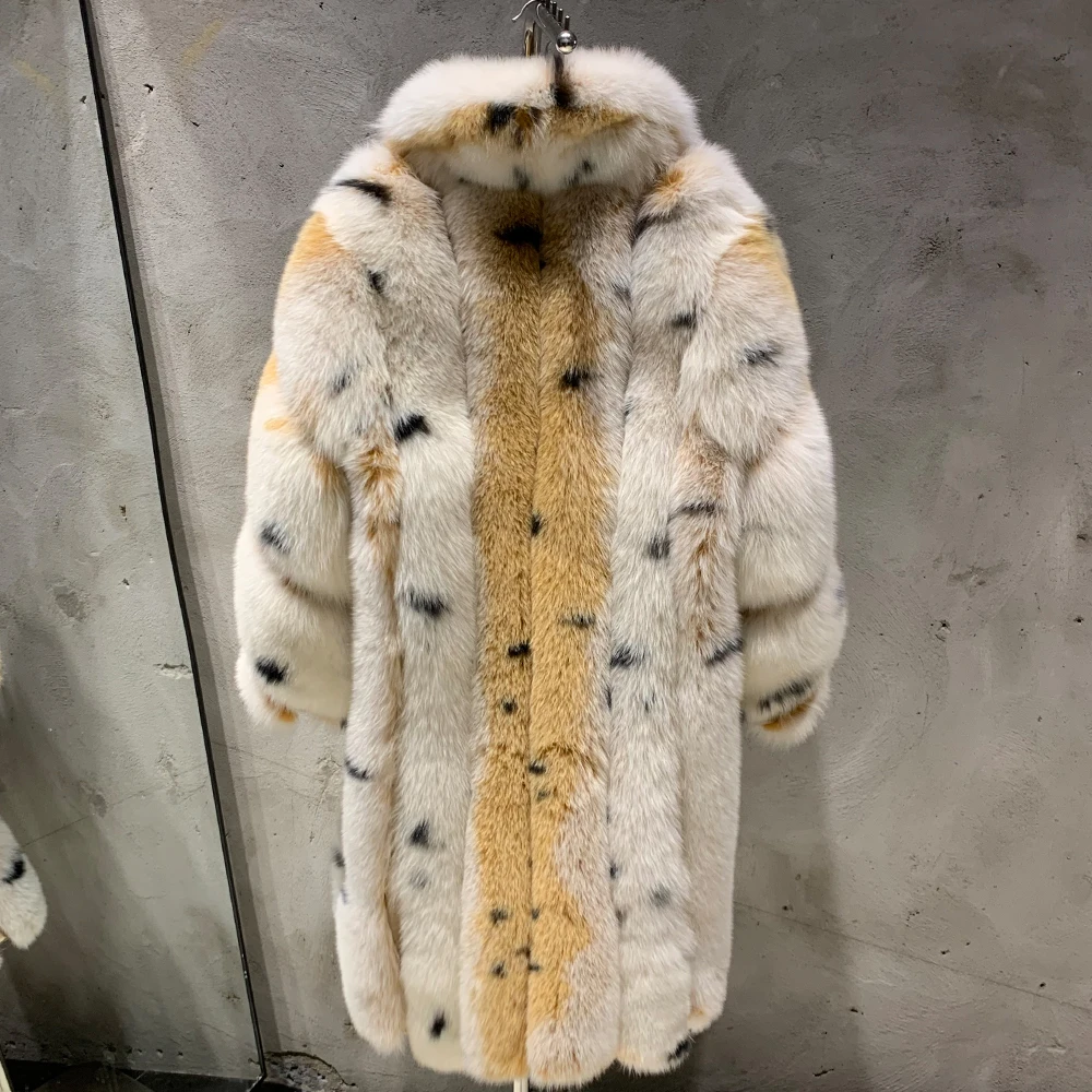 Factory Wholesale Fox Fur Jackets 2025 Long Style Fur Coats Women's Spot Fur Coat
