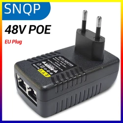 CCTV Security Surveillance POE Power Supply Adapter 48V 0.5A EU/US Plug for Injector Ethernet IP Camera NVR Router POE Switch