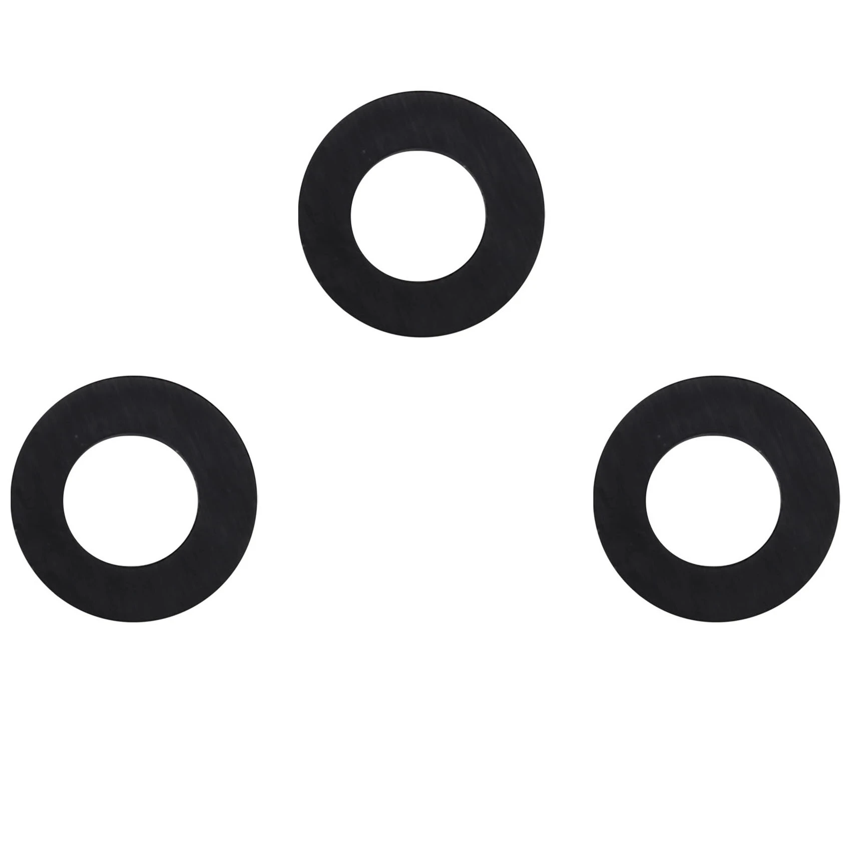 MCGS-M3 X 6Mm X 1Mm Nylon Flat Insulating Washers Gaskets Spacers Black 600PCS