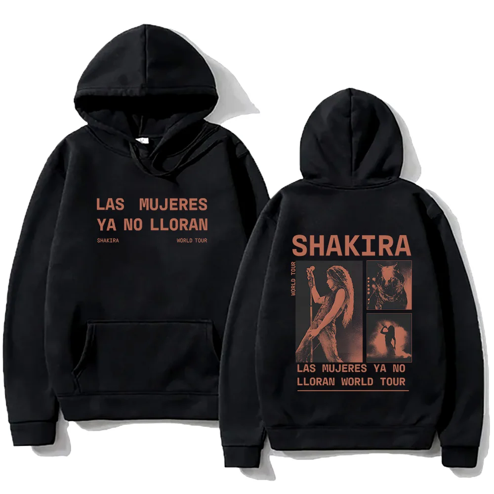 

Shakira Las Mujeres Ya No Lloran World Tour Hoodie Women's Clothing New Fans Gift Pullovers Fall Unisex Casual Streetwear Casual