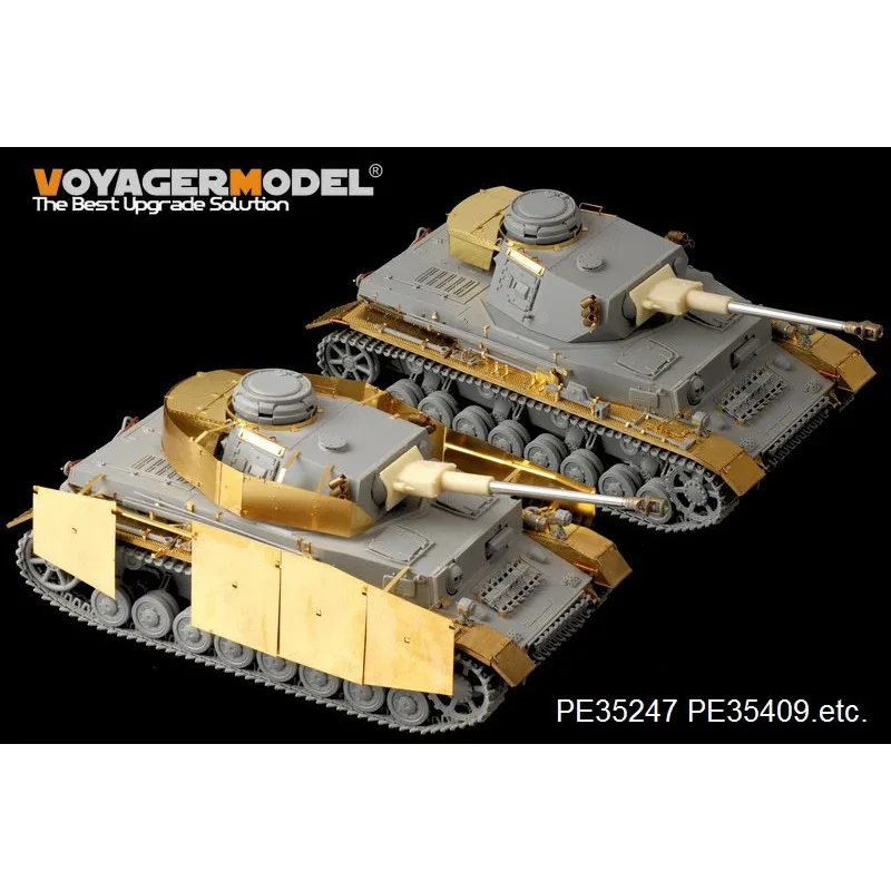 Voyager Model PE35409 1/35 Scale WWII German Pz.Kpfw.IV Ausf.G Basic w/Smoke Discharger (For DRAGON)