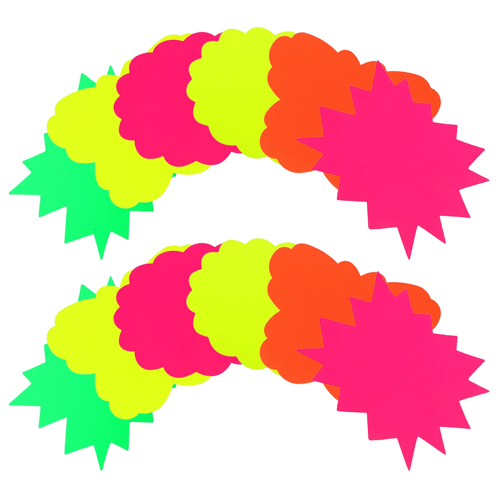 60 قطعة تسميات شارة السعر الفارغة ذاتية اللصق للمحلات التجارية والسوبر ماركت تركيب الصمامات علامات الإعلان بيع العلامات عرض الشارات #4