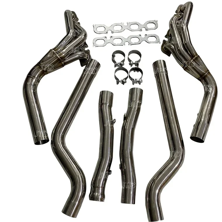 High Performance Long Tube Exhaust Manifold Header For Mercedes BENZ W204 C63 Headers