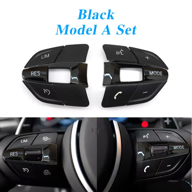 Auto Lenkrad RES MODUS Taste Abdeckung Für BMW F10 F11 F30 F31 F34 F01 F02 F07 F06 F12 F25 F26 F15 F16 M2 M3 M4 M5 X5M X6M