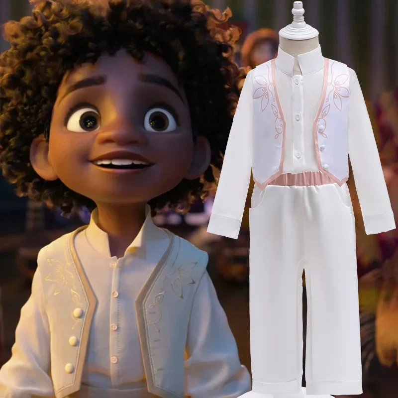 HN8 สินค้าใหม่ Pinocchio Boy Overalls สามชิ้นชุดคอสเพลย์ชุดเล็กชุด Costumes8...Gf