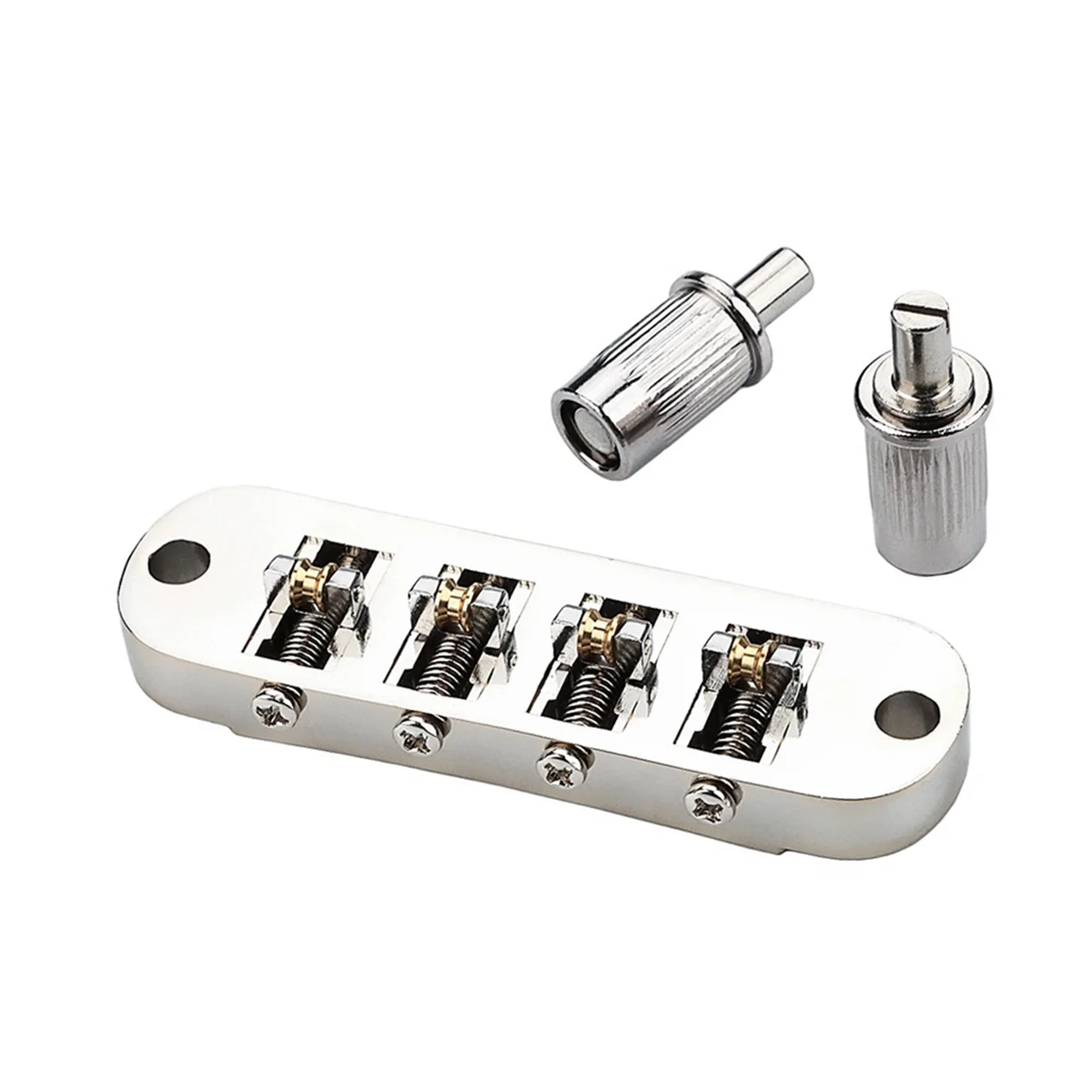 Tune-O- Roller Saddle Guitar Bridge for LP SG 4 String Guitars Electric Guitar-AA85 - view 3