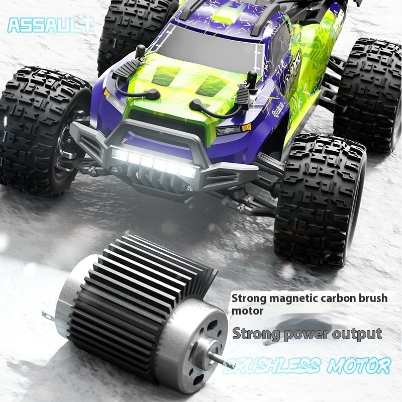 1/18 Full Scale Brushed Remote Control Car Rc Off-Road Version High-Speed Remote Control Off-Road Climbing Car Toy Car