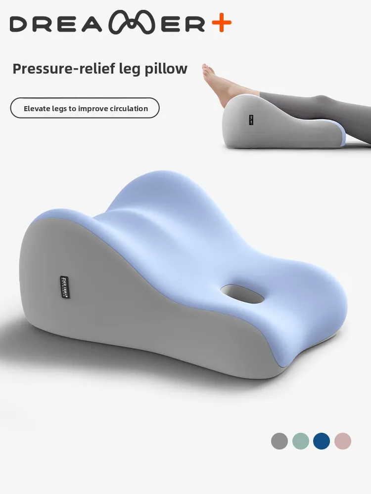 

Zhimengren Leg Pillow Memory Foam Foot Rest Pressure Relief Sleeping Aid Pregnant Women Leg Elevation Cushion Versatile Pillow