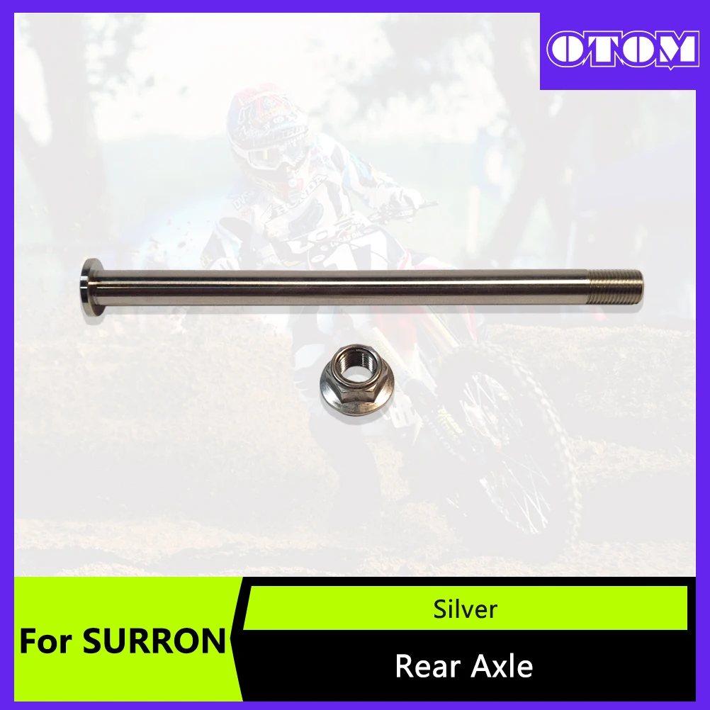 

Motorcycle Rear Axle Standard Extended Shaft Nut Tires Screw For SURRON Light Bee X S Electric Off-road Dirt Bikes Accessories