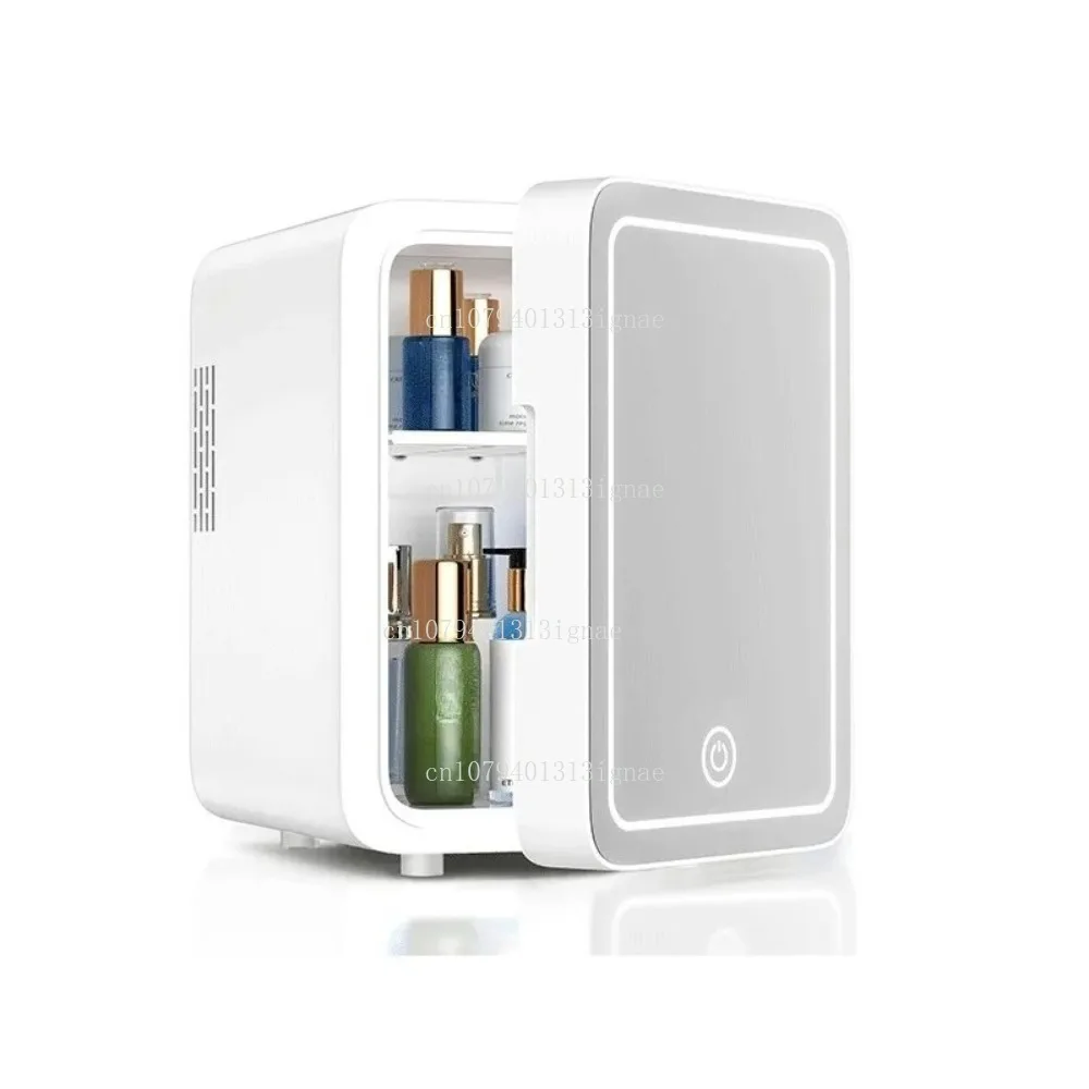 4L beauty refrigerator 110V 220V white car refrigerator, mini refrigerator portable