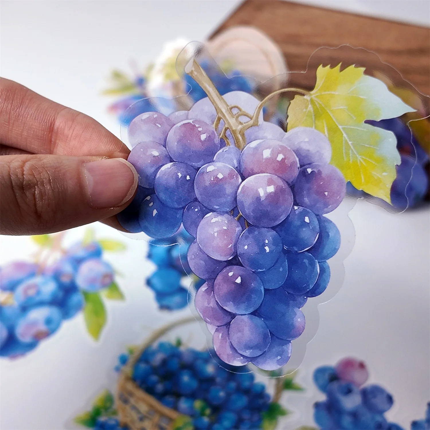 10 قطعة/الحزمة ملصقات الحيوانات الأليفة الفاكهة خمر البطيخ العنب ديكو بطاقة لاصقة سكرابوكينغ لوازم مخطط القرطاسية ملصق #5