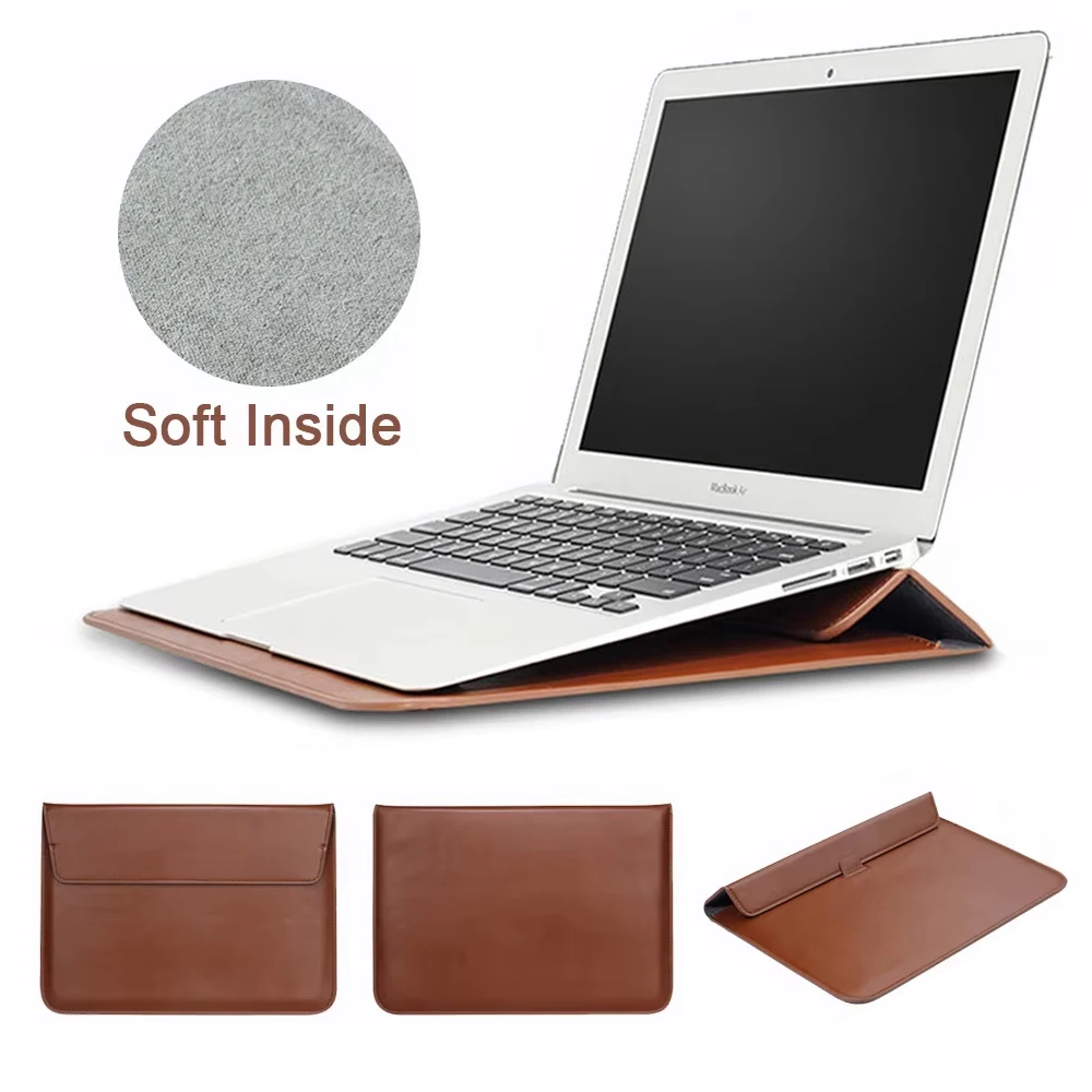 

Laptop Case Compatible with 13-inch MacBook M4 M3 M2 Chip 2025-2022 Suitable for MacBook Pro 14 16 M4 2024 PU Envelope Bag