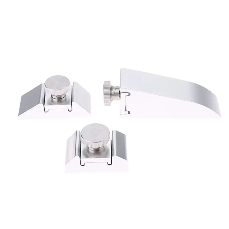 AEE2-3Pcs Aluminum Alloy Sandpaper Rack Grinding Clip Inner Corner Plane Polishing Hand-Held Sandpaper Leather Edge Grinder