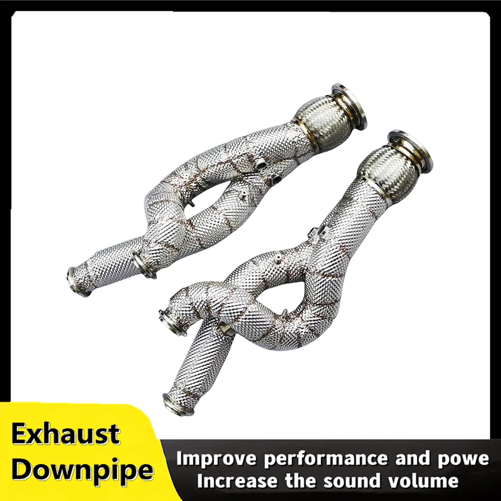 

For Lamborghini LP700 6.5 stainless steel high-performance exhaust pipe muffler without Cat exhaust downpipe