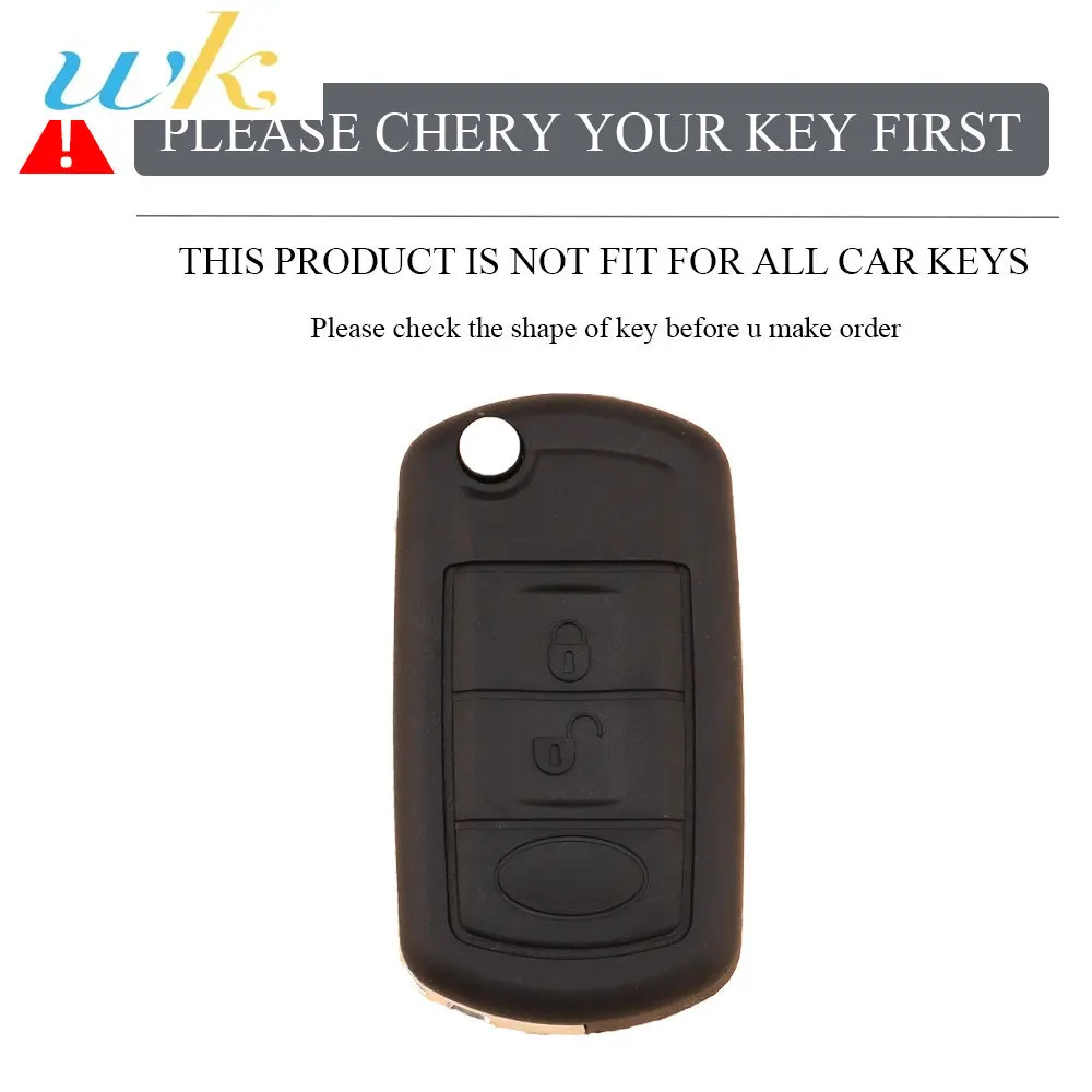 New TPU Car Flip Key Case Cover Shell For Land Rover Range Rover Sport LR3 Discovery 3 3 Buttons Portected Fob Bag Accessories