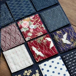 Handmade Non-Slip Cloth Coaster Placemat Tea Cup Pad Retro Pad Japanese Insulation Mat Table Decoration Kitchen Accessories