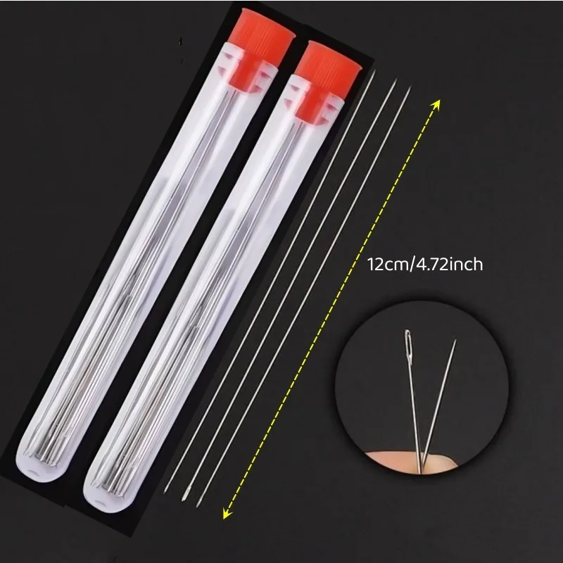

Ultra Fine Threading Needle, Hand Sewing Needle, Bead Needle -DIY Hand Threading Necklace Needle,Suitable for DIY Jewelry Makin