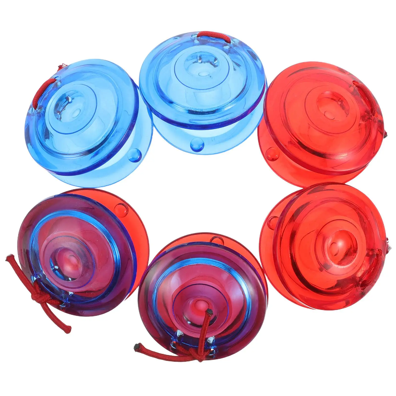 6 Pcs Children's Percussion Instrument Finger Musical Castanet Hand Instruments Mini Castanets Rhythm Toys Plastic