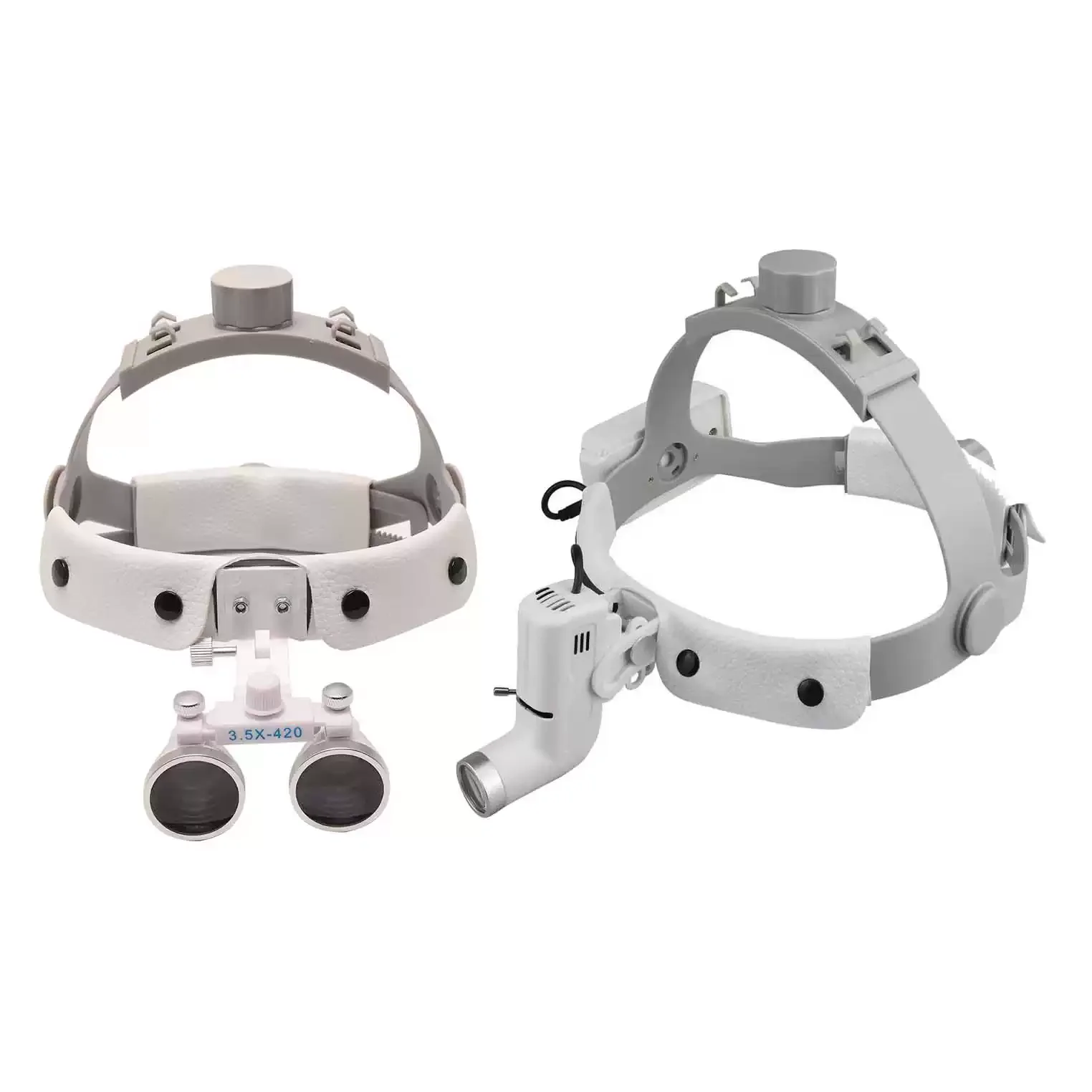 Medical Head‑Worn Magnifier with Light, High‑Definition Surgical Headlamp for Stomatology, ENT Surgery