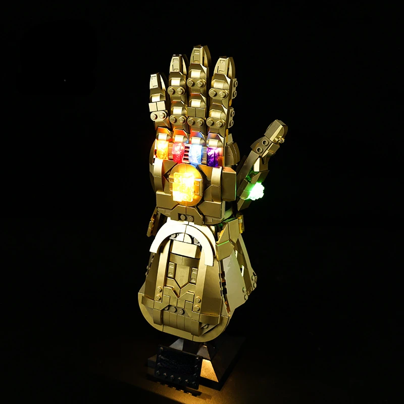 Geen bouwstenen Lampverlichting voor Infinity Gauntlet 76191 DIY Speelgoed Alleen cadeau Verlichtingsset