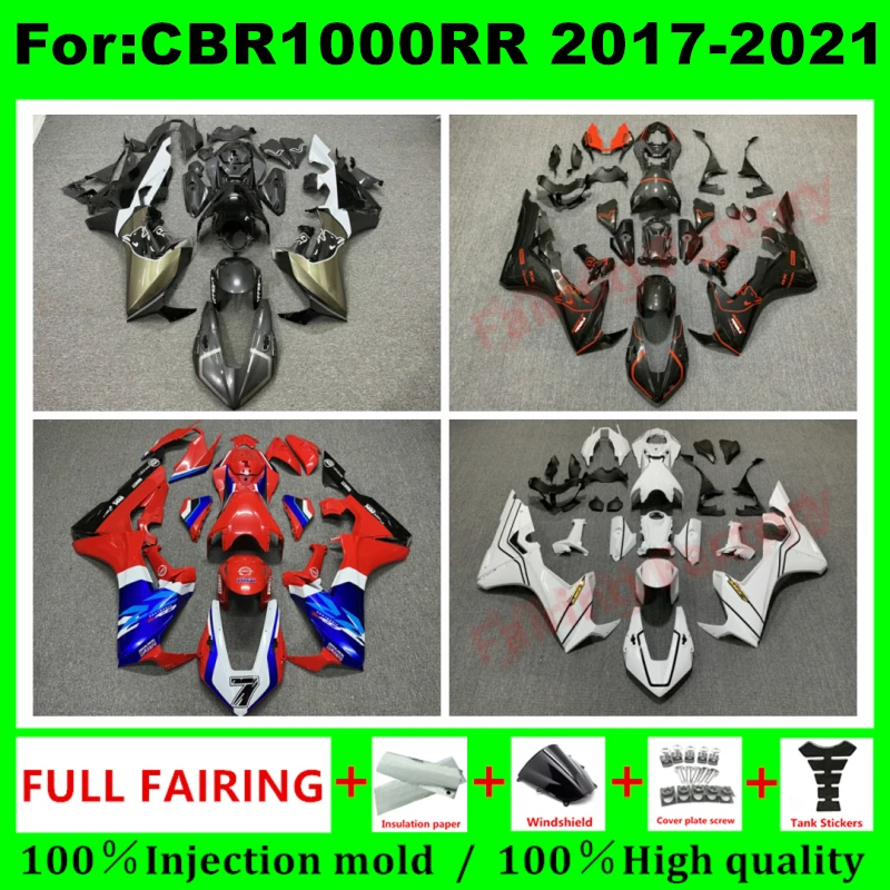 

Motorcycle full Fairing Kit fit For HONDA CBR1000RR CBR 1000RR CBR1000 RR 2017 2018 2019 2020 2021 Bodywork whole fairings kits