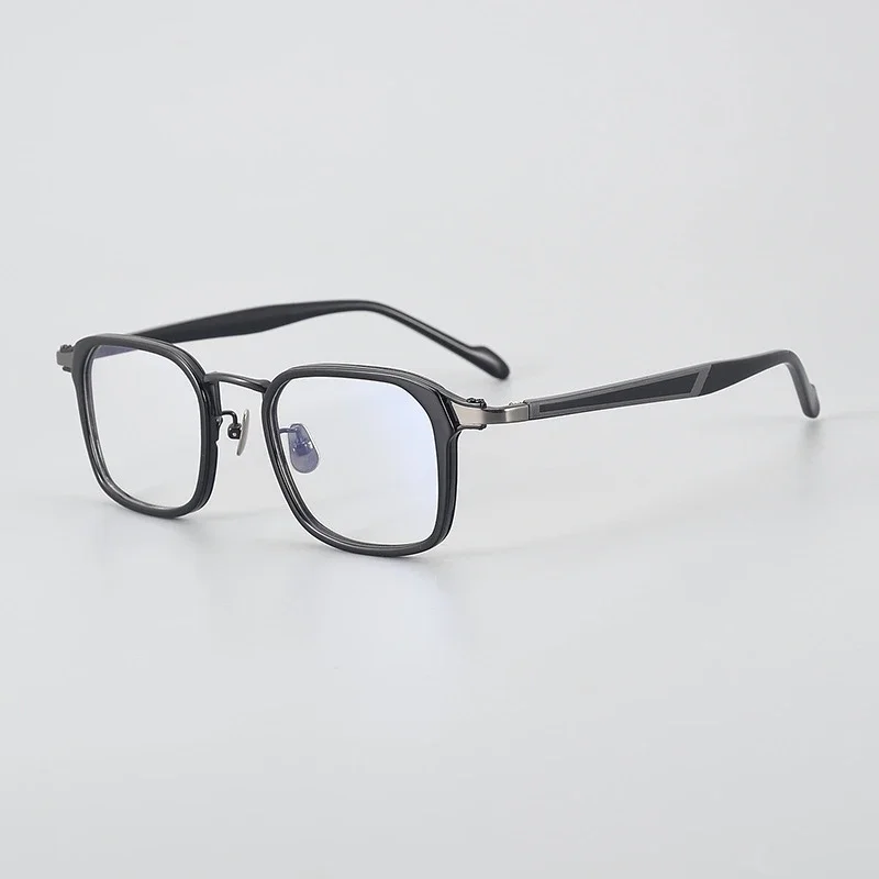 Classical Composite Premiun Acetate Metal Added To The Mirror Legs For Top-Notch Texture AAA+ High Quality Optics Glasses Frame