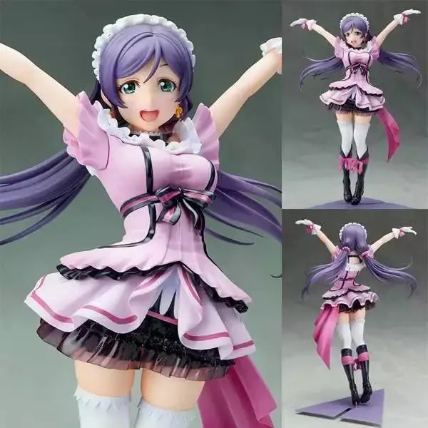 Nozomi menina Tojo Handmade boneca, PVC Action Figure, Anime Model Collection, 24cm