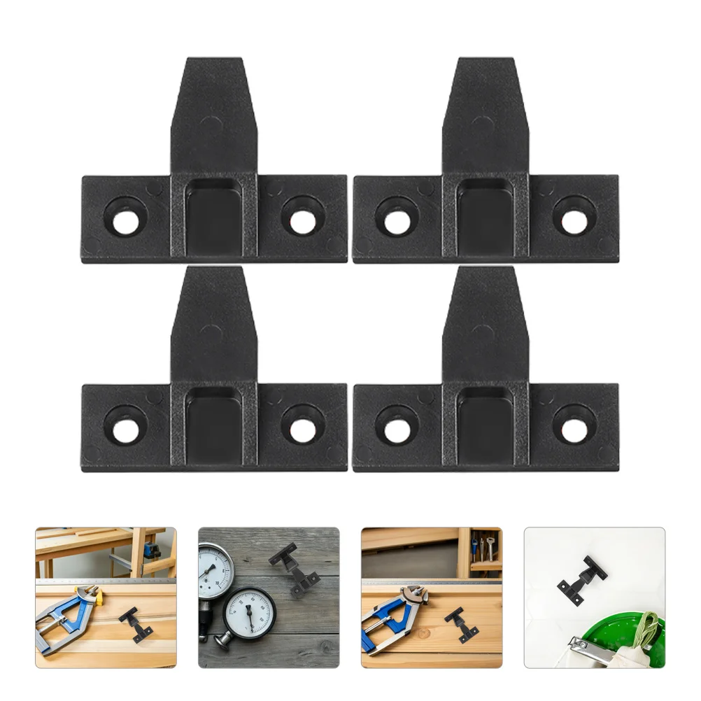 

20pcs Cabinet Connectors Plastic Push On Clip Quick Installation No Tools Universal Corner Connector For Furniture Wardrobe Bed