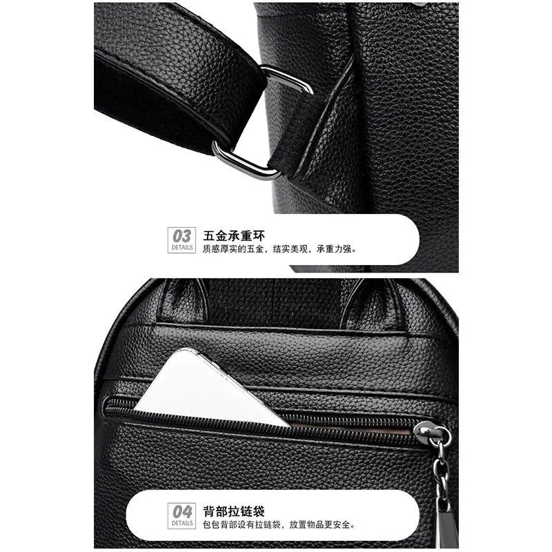 For Women 2024 New Versatile Fashion Casual Backpack Korean Ins Style Student School Large Capacity Travel Bag Ani