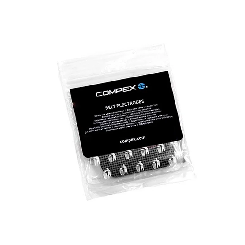 Compex Corebelt Electrodos - 1 bolsa de 4x Electrodos (80mm x 80mm)