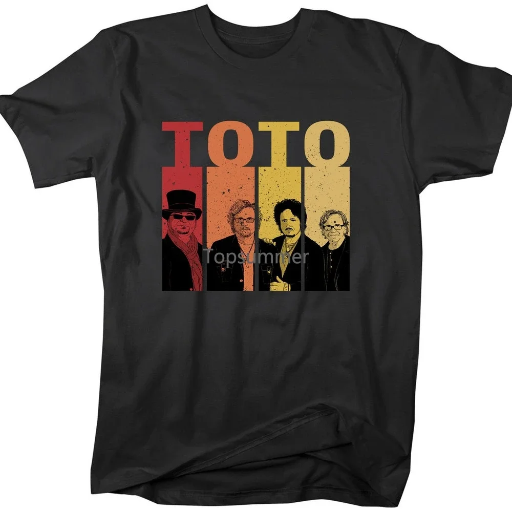 

Toto Band Retro Vintage T-Shirt Toto Shirt Gift Tee For You And Friends