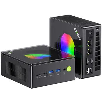 GMKtec Mini PC OCuLink K11 Nucbox AMD Ryzen 9 8945HS 2*USB4 2*DDR5 2*PCIe 2*2.5G LAN RGB Herní počítač Windows 11 Stolní počítače WiFi6 10 nejlepší prodej AMD Radeon R9 380 4GB - №6