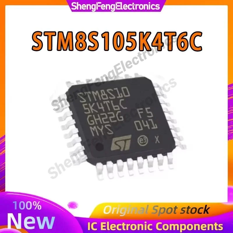 

5 шт. STM8S105K4T6C STM8S105K4T6 STM8S105K4 STM8S105K STM8S105 STM8S STM IC MCU чип LQFP-32 в наличии 100% новый оригинальный