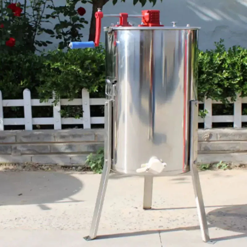 

Manual Honey Extractor Stainless Steel Honeycomb Rotator Crank Honey Centrifuge Small Honey Shaking Separator Machine