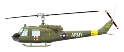 Roban 800 Scale Fiberglass Fuselage KIT Version For UH1D UH-1D Helicopter